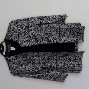 Vintage Alex Evenings Open Sparkly Cardigan Jacket M